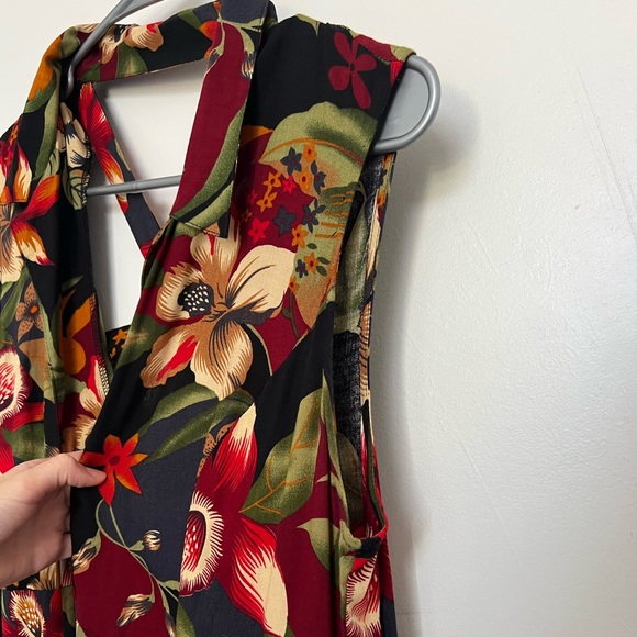 Vintage Floral 🌺 Button Maxi Dress 🖤 - Picture 9 of 10